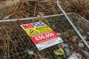 Despite signs being up and warning people not to fly-tip, the levels have been increasing