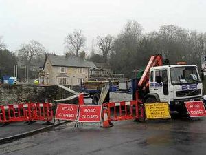 Supporting image for story: Chaos as major Ludlow roads closed