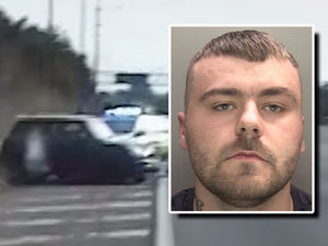 Supporting image for story: WATCH: 137mph police chase ends as driver rammed after M6 U-turn