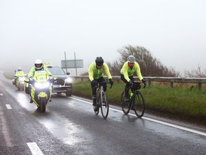 Supporting image for story: Tom Daley battles the elements during day three of Comic Relief challenge
