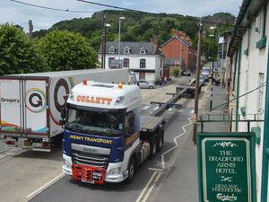 Supporting image for story: Video and pictures: Mid Wales turbines convoy trail run divides opinion