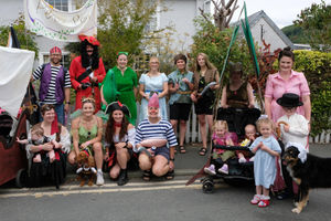 A group of friends dressed as characters from Peter Pan. Image by Andy Compton