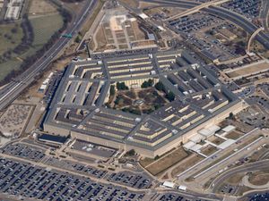 Aerial shot of the Pentagon