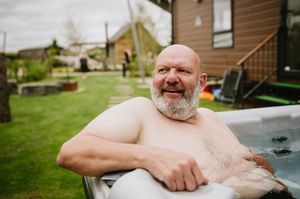 Tony Askew soaking up the atmosphere