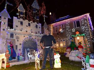 Supporting image for story: Wolverhampton 'Frozen' Christmas lights raise hundreds for charity