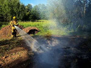 The fire station shared advice on controlled burns too. Photo: Market Drayton Fire Station FB