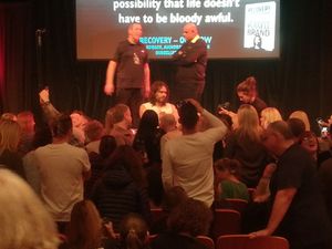 Russel Brand. Photo by: James Driver-Fisher