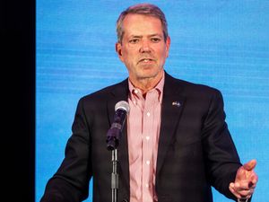 Supporting image for story: Nebraska governor injured after being thrown by horse