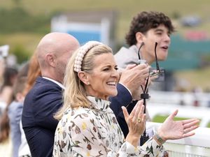 Supporting image for story: Gabby Logan cheers on daughter as budding jockey competes at Goodwood