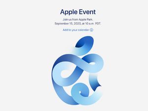 Supporting image for story: Apple to hold virtual event on September 15