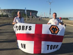 Supporting image for story: Wolves fans’ flag stolen at England v Tunisia World Cup match