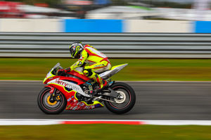 Wigley had set some seriously fast times during qualifying before breaking his collarbone. Picture: Rob Baxter