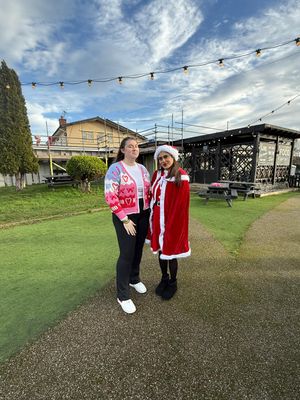 Community matters director leesha with councillor simran 