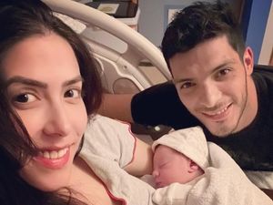 Supporting image for story: Wolves striker Raul Jimenez and girlfriend celebrate birth of second child