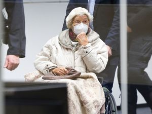 Supporting image for story: German court upholds conviction of ex-Nazi concentration camp secretary aged 99