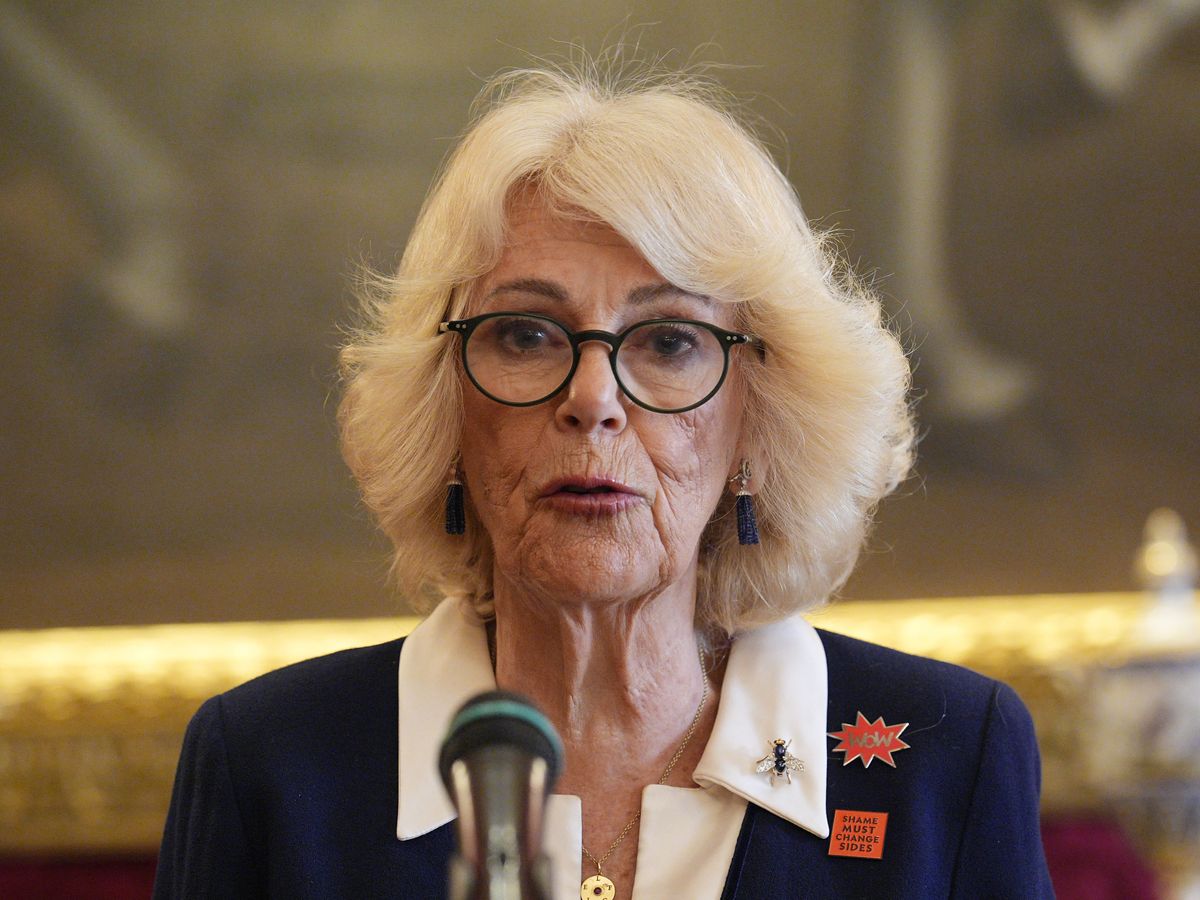 Camilla &lsquo;stands in solidarity&rsquo; with survivors of abuse and violence
