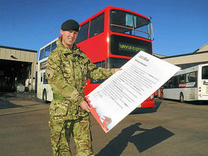 Supporting image for story: Former soldiers to receive free West Midlands bus travel