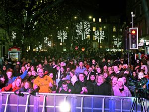 Supporting image for story: Watch: Panto stars and delighted families at Wolverhampton Christmas lights switch on show