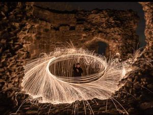 Supporting image for story: Smart snappers turn Whittington Castle into work of art - in pictures