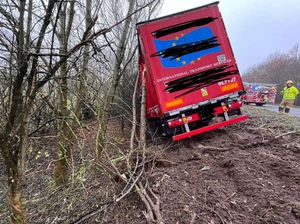 Supporting image for story: Shropshire trunk road reopened after 12 hour closure following lorry overturning