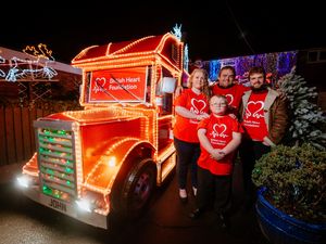 Supporting image for story: Telford Christmas lights display raises £2,000 for heart charity