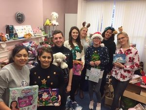 Staff and volunteers at The Haven