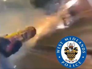 Supporting image for story: 'Hugely reckless': Thugs blast fireworks at pedestrians in 'drive-by shooting'