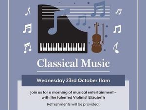 Supporting image for story: Classical music performance at Shrewsbury residential home