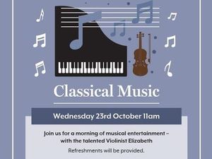 Supporting image for story: Classical music performance at Shrewsbury residential home