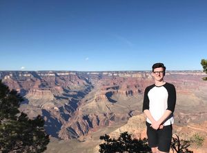 Jon Moses at the Grand Canyon earlier in the day