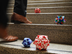 Supporting image for story: Can you help unfold the Wolverhampton origami mystery?