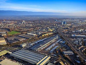 Supporting image for story: Solar panel system installed at DPD's HQ