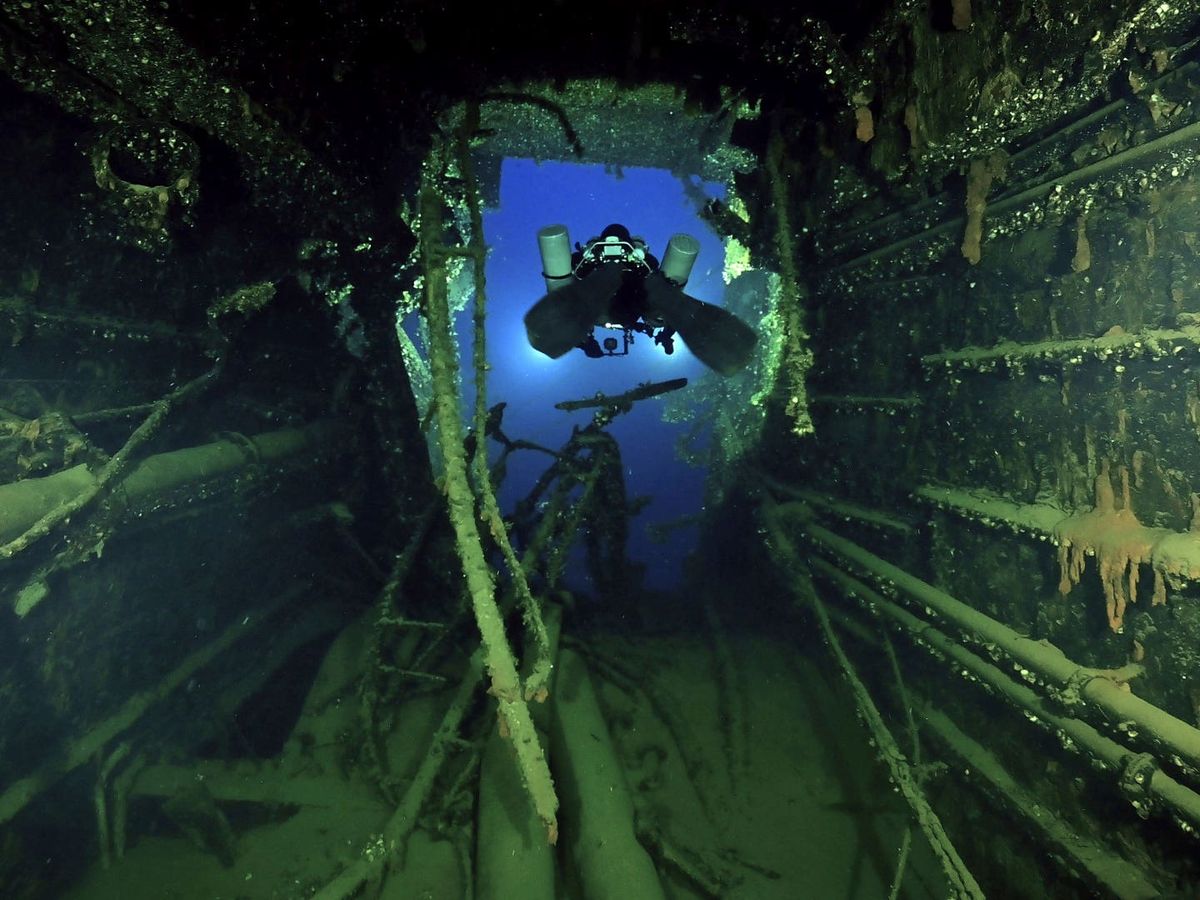 Divers recover artefacts from Titanic&rsquo;s sister ship Britannic for first time