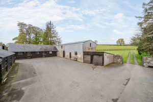 The property boasts a range of outbuildings and equestrian facilities. Picture: Davie Parry & Co/Rightmove. 