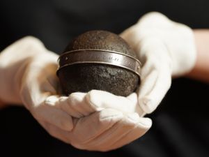 Supporting image for story: Culloden cannonball sells for almost £19,000 at auction