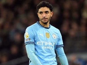 Manchester City’s Omar Marmoush during a game