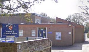 Prees CofE Primary School. Picture: Google. 