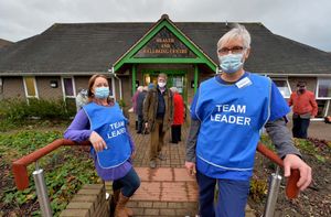 At the Mayfair Community Centre and Health & Wellbeing Centre were, from left: practice manager Emma Kay, MP Phillip Dunne and lead GP partner Digby Bennett