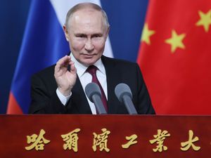 Supporting image for story: Putin says Russia wants buffer zone in Kharkiv but has no plans to capture city