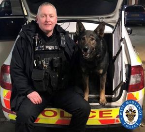 PC Woodall has had many partners over the years and said he couldn't pick just one as a favourite. Photo: West Midlands Police