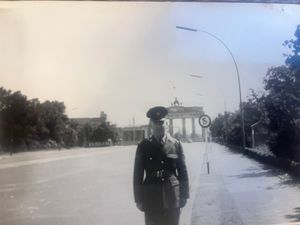 Brian Ladd while serving in Germany during Queen Elizabeth II's coronation.