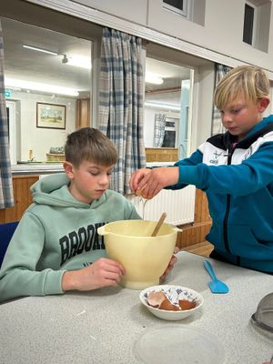 Youngsters at Hinstock Youth Club.
