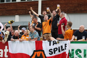 Wolves fans turned out in good numbers (© AMA SPORTS PHOTO AGENCY)