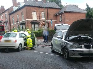 Supporting image for story: Woman suffers broken leg in Walsall crash