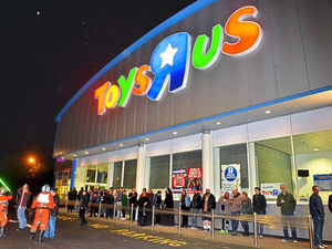Supporting image for story: Star Wars mad fans queue through the night at Oldbury store to get hands on new toys