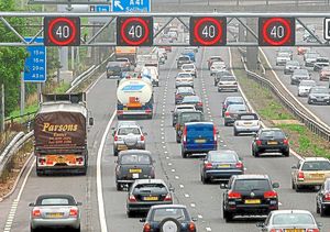 Motorists on one of the busiest stretches of Midlands motorway on the M42