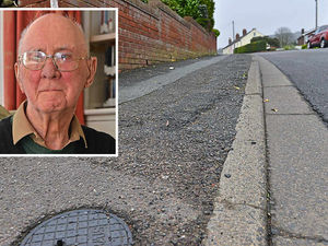 Supporting image for story: Uneven pavements cause blind Telford man, 85, to walk straight into main road