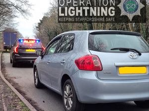 Supporting image for story: Car seized after driver found not fully licensed on M54 near Cosford