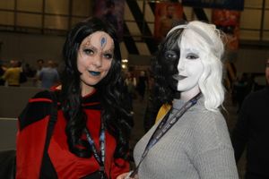 Fans all painted up for the event. Photos by: Graham Martin