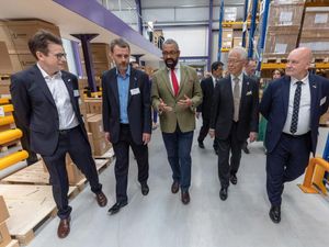 Supporting image for story: Foreign secretary and Japanese Ambassador visit mid Wales company 